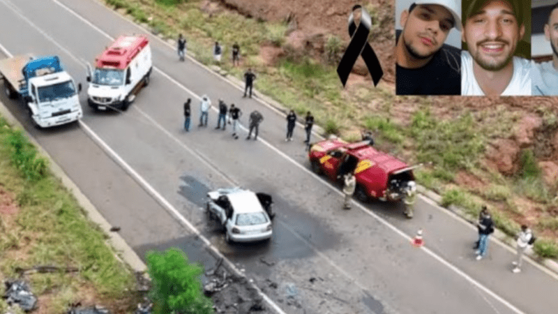 Saiba Quem Eram Os 3 Amigos Que Perder4m A Vida Após Colisão Frontal Na BR-487 Após… Ver Mais