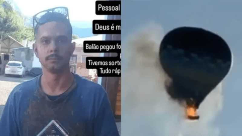 Homem que salt0u de balão em ch4mas relata situação ch0cante; “O que tivem…Ver Mais