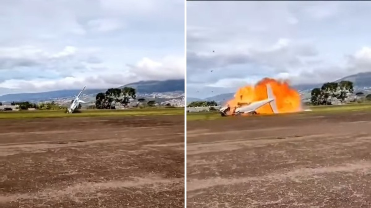 Aeronave Decola e Pouco Depois Cai e Expl0de na Região de S… Veja mais