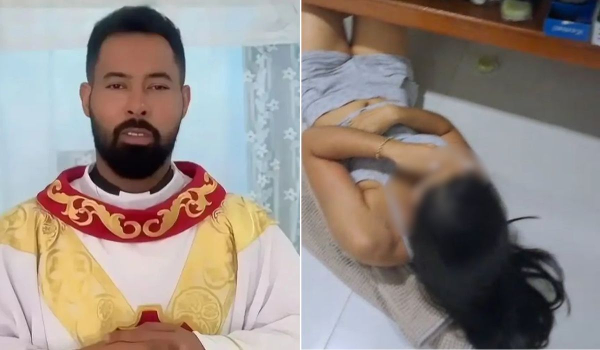 Padre é peg0 com noiva de membro da igreja em casa paroquial sem rou… Veja o vídeo