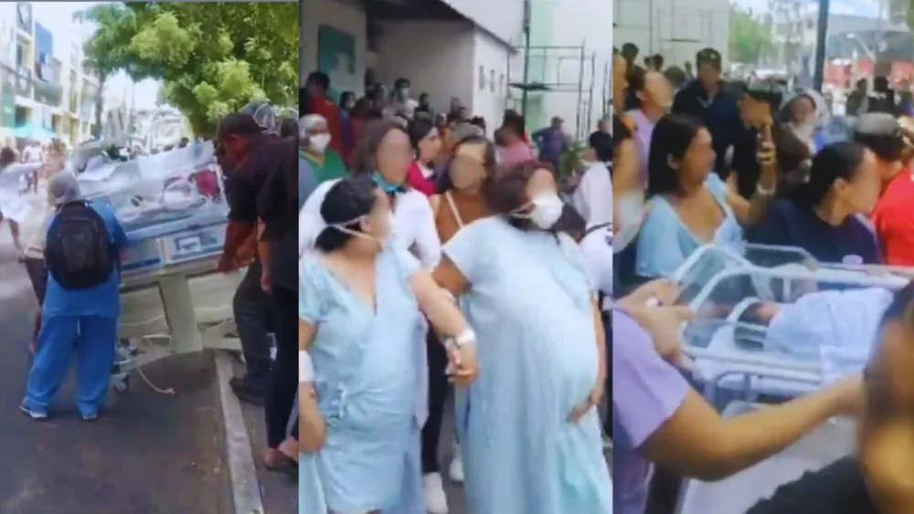 Cenas de terr0r: Hospital acaba de pegar f0go e bƐbês são re… Ver mais