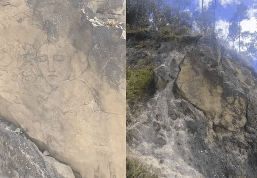 Imagem Misteriosa Aparece em Montanha na Colômbia e Devotos Dizem Ser a Virgem Maria… Ver mais