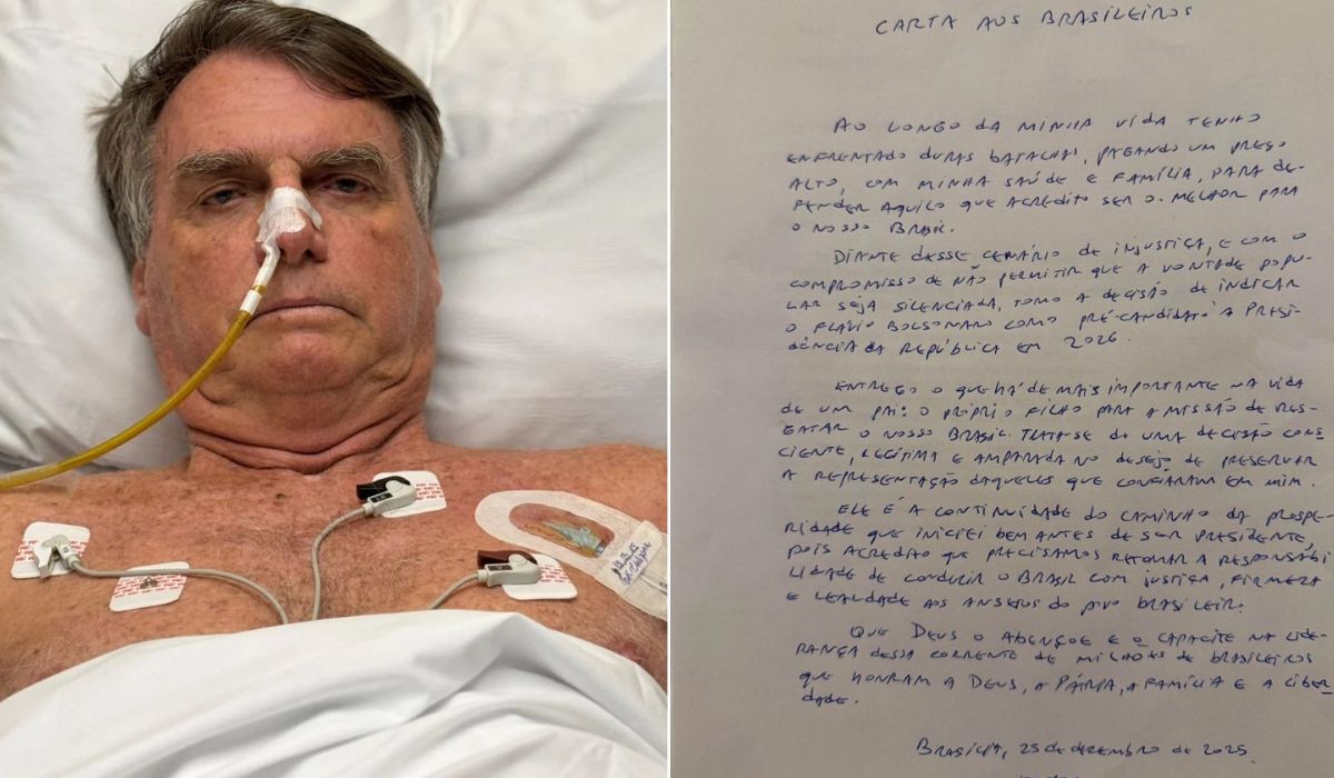 Jair Bolsonaro deixou uma carta antes de partir pa… Ver mais