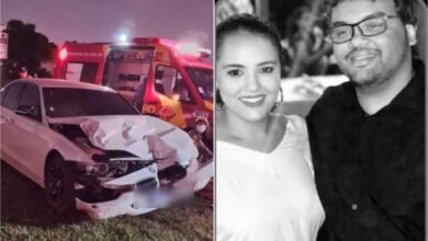 Casal morre apos ser atingido por carro de luxo durante acidente na GO 154