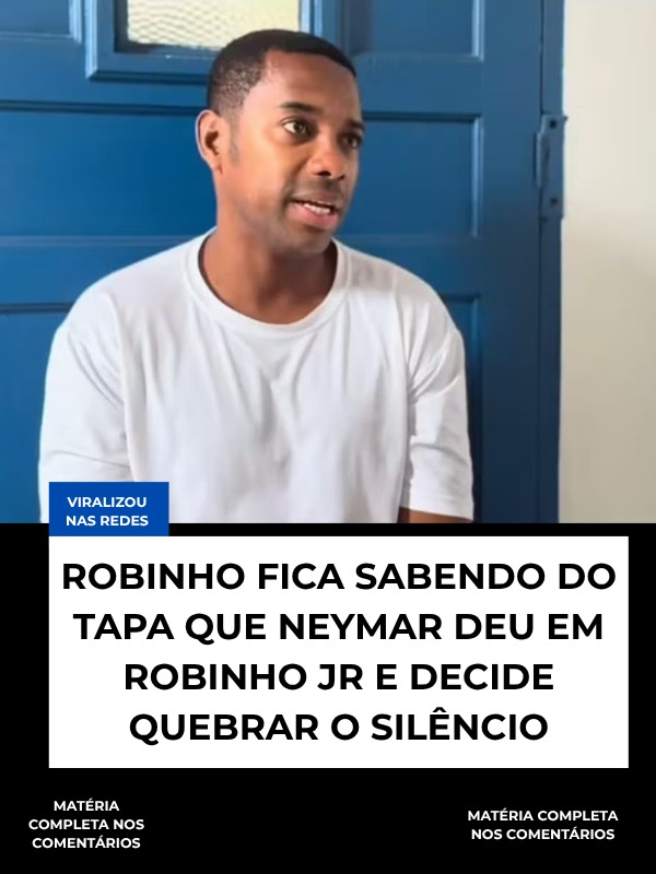 Robinho Quebra o Silêncio de Dentro da Prisão Após Neymar Dar Tapa Em Robinho Jr E Ameaç4… Ler Mais