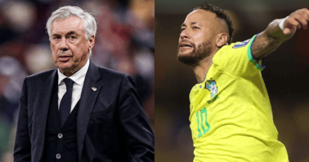 Neymar manda recado para técnico Ancelotti após derrota do Brasil na…Ver mais